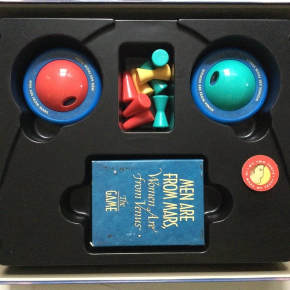 VTG 1998 Mattel MEN ARE FROM MARS WOMEN ARE FROM VENUS Board Game incomplete - Picture 3 of 8